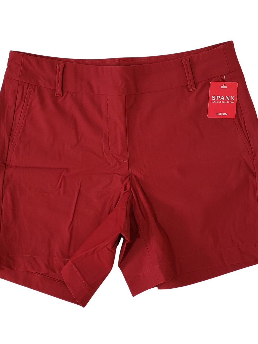 Spanx Sunshine Shorts Women Small Dark Cherry 6” NWT